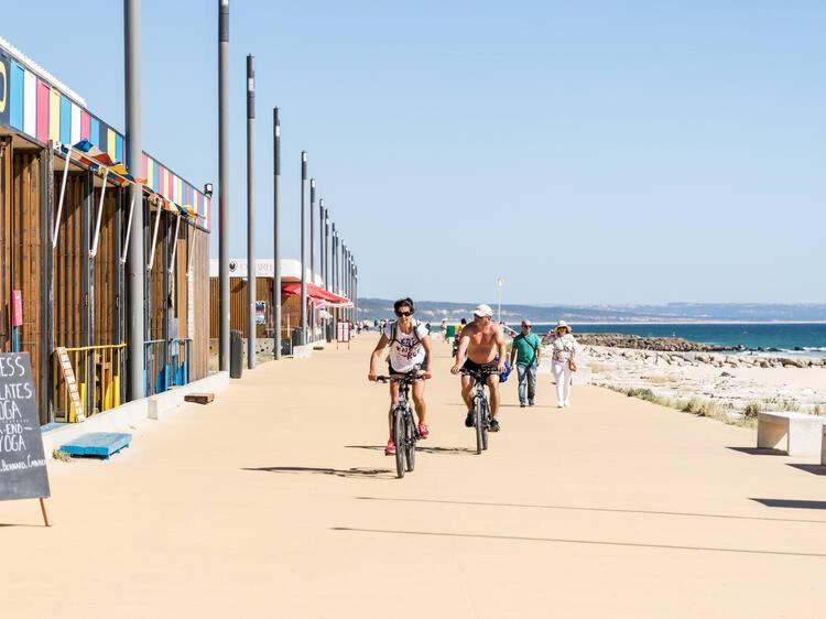Capitan Beach House Costa da Caparica Extérieur photo